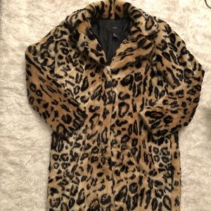 Forever 21 faux fur coat